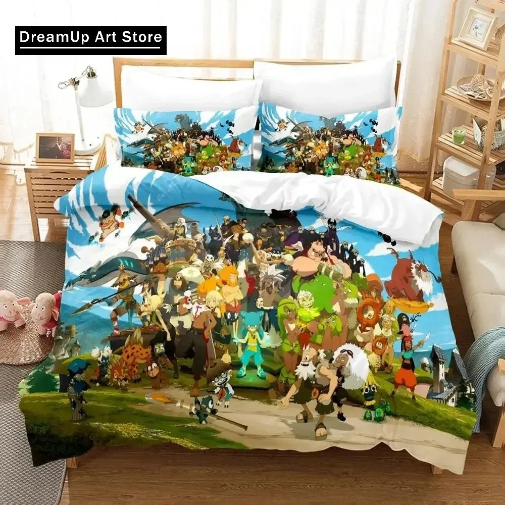 New Wakfu Bedding Set Single Twin Full Queen King Size Bed Set Adult Boys Bedroom Duvet cover Sets Wakfu 3D Print bed sheet set