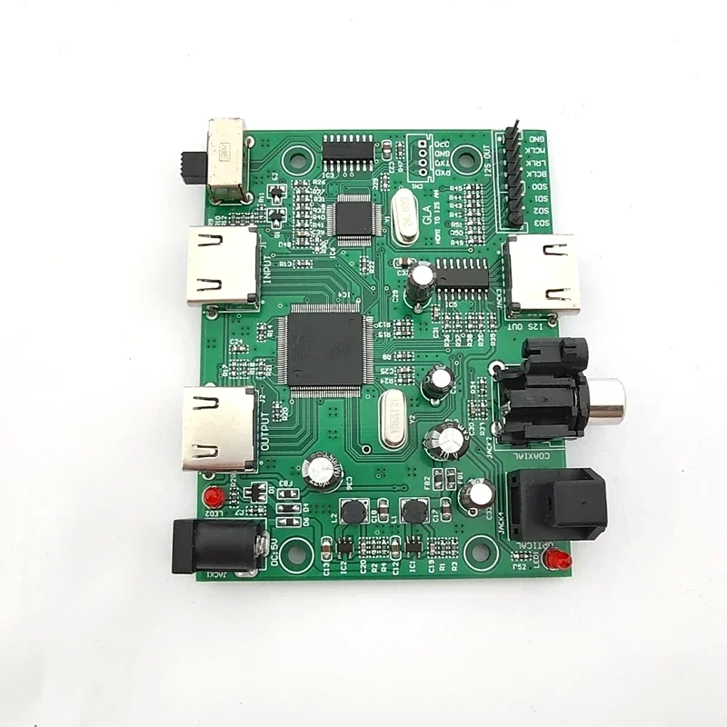 Separate and extract audio 7.1 channels I2S/DSD/HBR/fiber/coaxial
