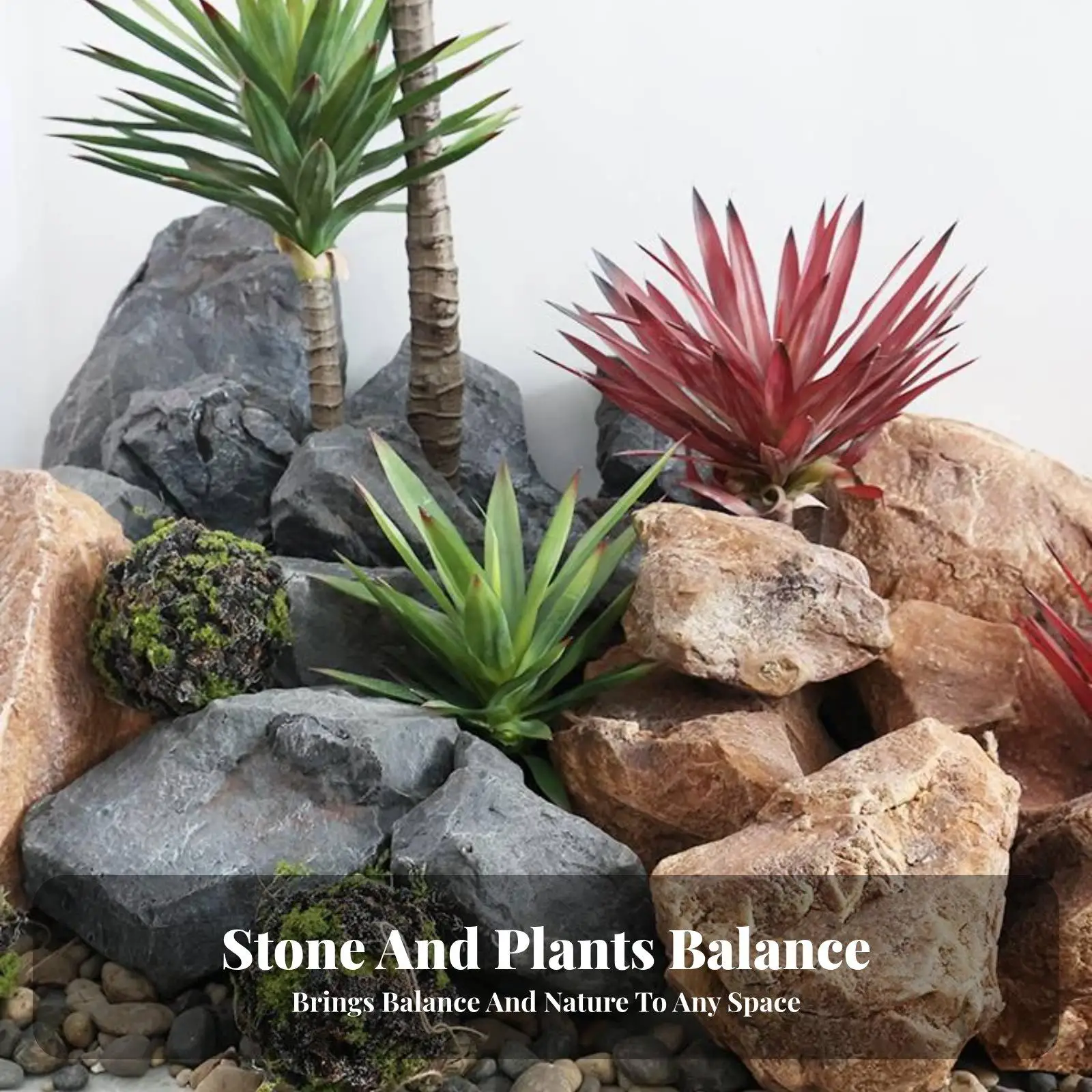 Realistic Look Foam Sculpture Imitation Stone Prop for Indoor Rockery Landscaping and Set Design