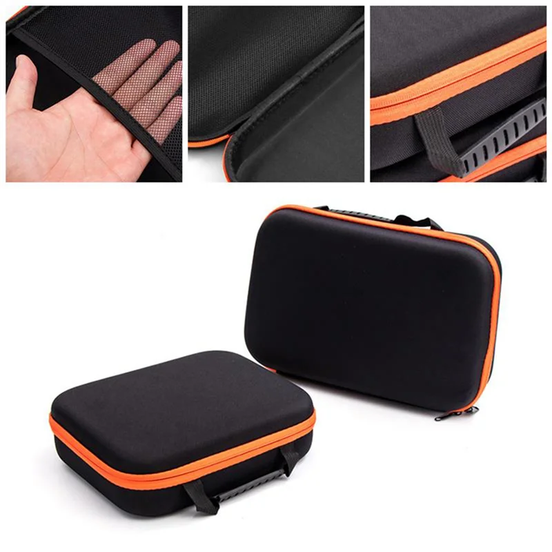 AB53 Wasserdichte Werkzeugtasche, stoßfester Werkzeugkasten, elektrische Bohrmaschine, Tragetasche, Oxford-Stofftasche für Elektriker-Hardware, 33 x 22,5 x 9 cm