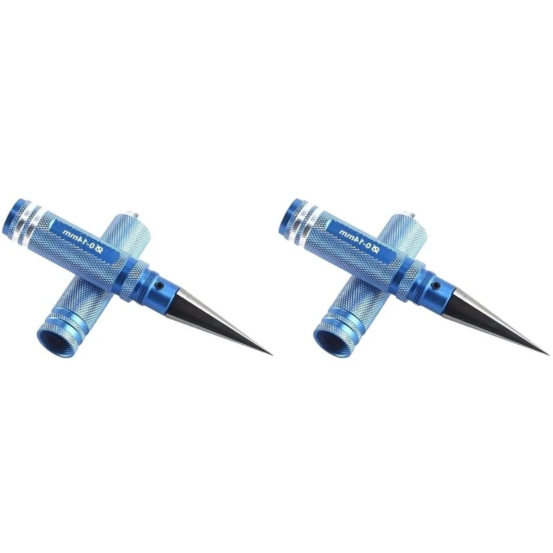 [SuperX&KND]2X DIY Hole Punch For Woodworking & Model Making - Manual Drilling Tool With Expansion Hole Opening Blue