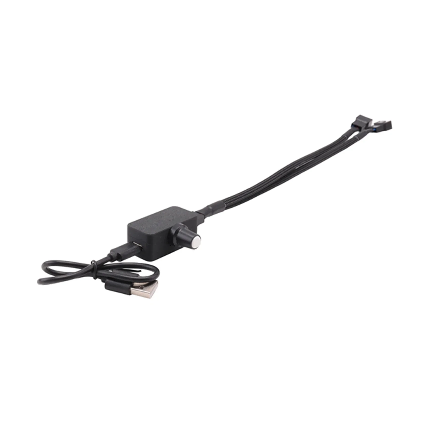 DT60 PWM Speed Controller 4Pin PWM Fan Governor PWM Governor USB TYPE-C Power Supply DIY Watercooling Cooler Option B