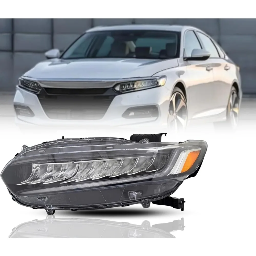 

Полный светодиодный блок фар (левая сторона водителя) с лампами ДХО для Honda Accord Sport Sedan 2021-2022, стандарт DOT SAE