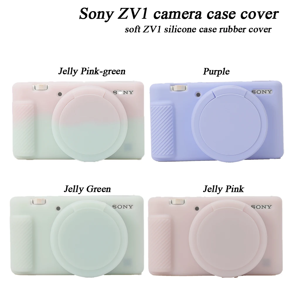 Soft Silicone Camera Case Protective Skin Rubber Cover Body Cover For Sony ZV1