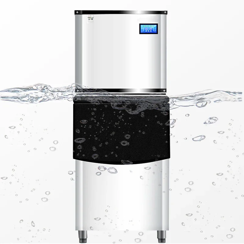 

500kg/24H Commercial Ice Making Machine Automatic ice maker Ice Machine 140kg storage for bar coffee shop milk tea room