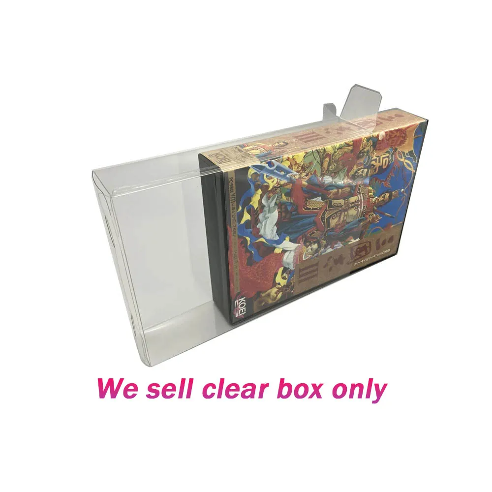 

ZUIDID Transparent PET Protective cover For KOEI Sangokushi game limited edition version clear display storage box case