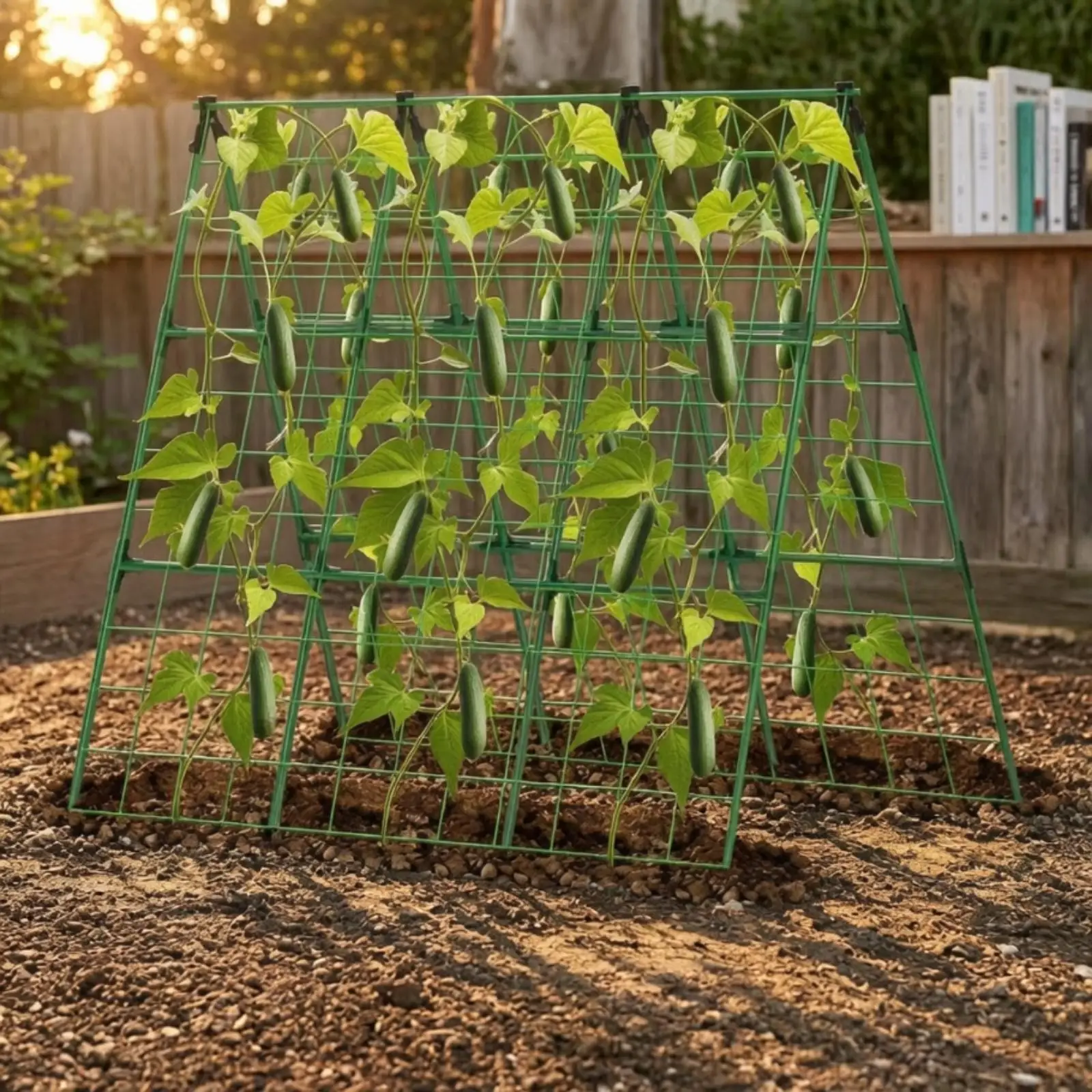 Plant Trellis with Net Sturdy Garden Garden Frame Modular for Growers