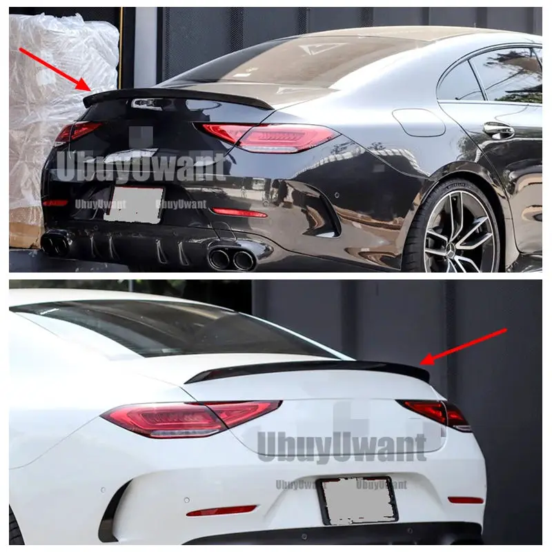 

Carbon Fiber Rear Trunk Wing Lip Rear Spoiler Wing For Mercedes-Benz CLS300 CLS350 CLS450 CLS53 Sedan CLS C257 2019 2020