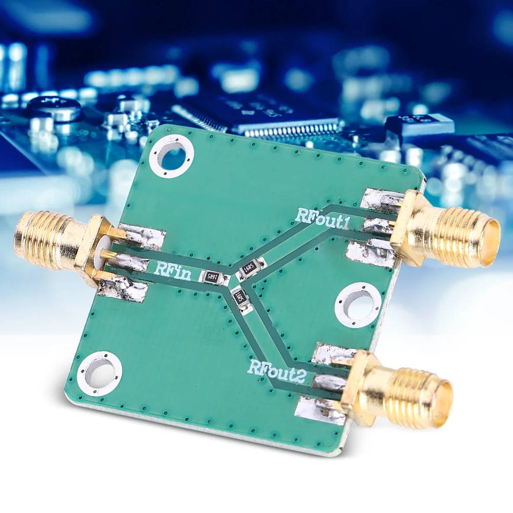 DC-5G RF Microwave Resistance Power Splitter Radio Frequency Power Divider 1 to 2 Way