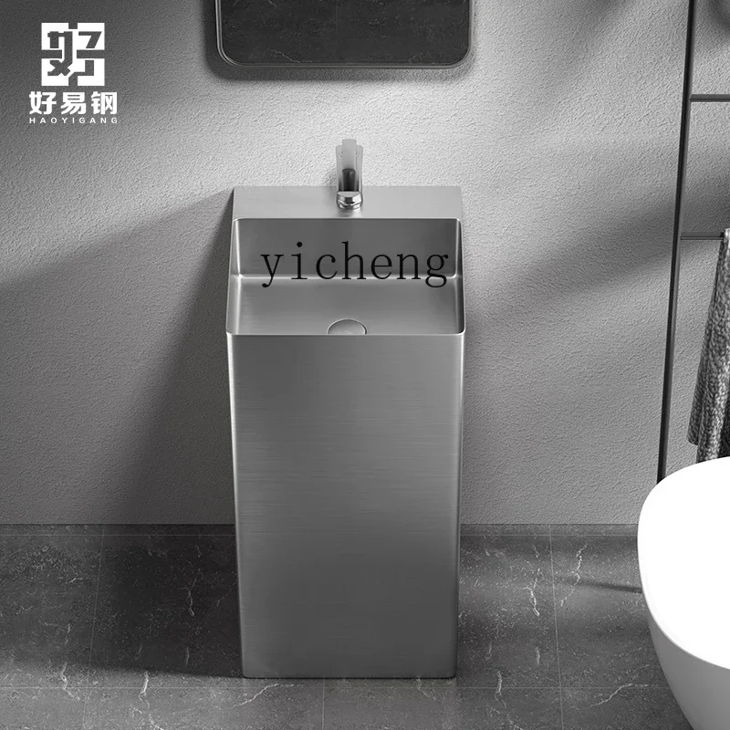 

LX column type washbasin outdoor integrated floor type washbasin household