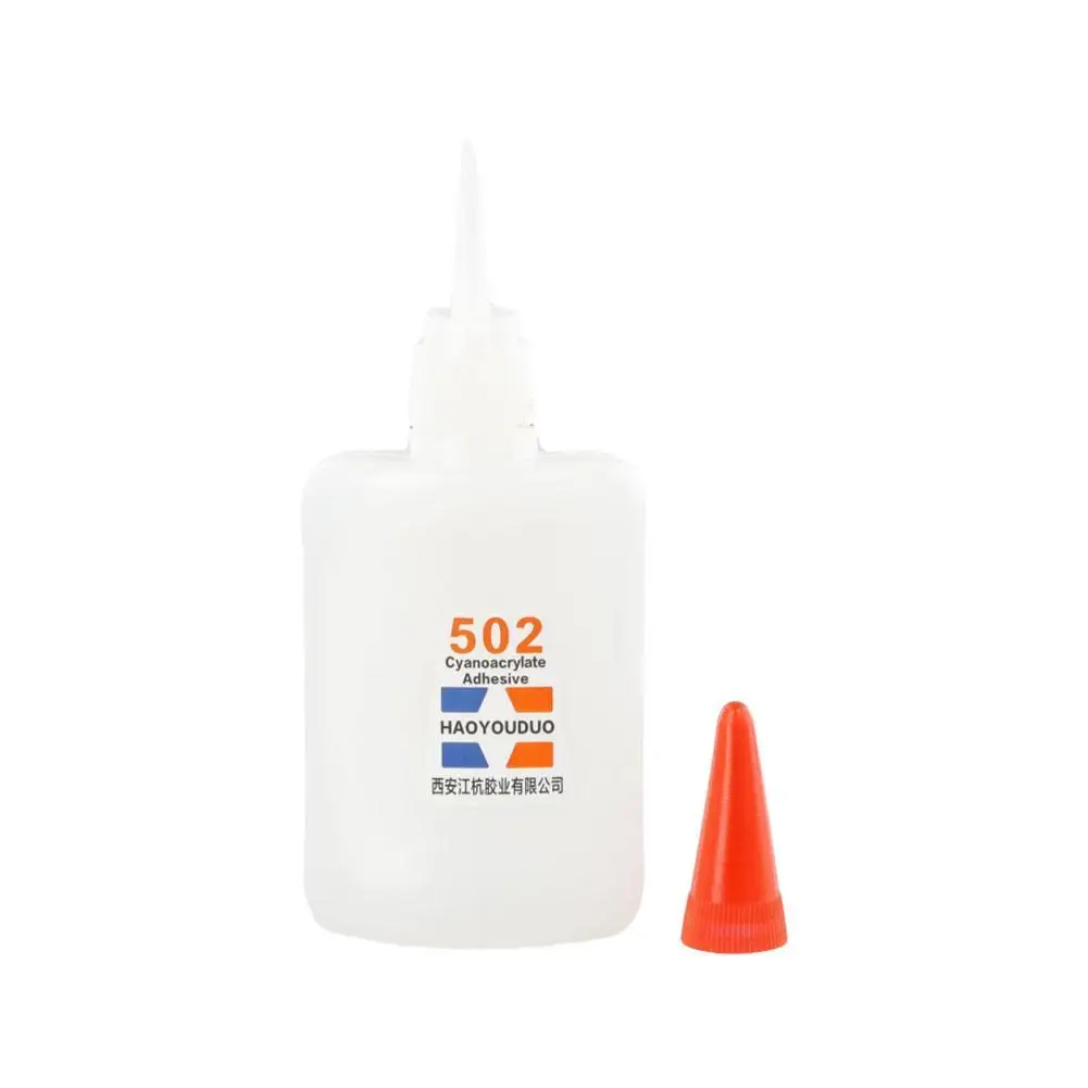 40Ml 502 Super Glue Instant Quick Dry Cyanoacrylate Adhesive Quick Bond Leather Rubber Metal Fast Repairing Universal Adhesion