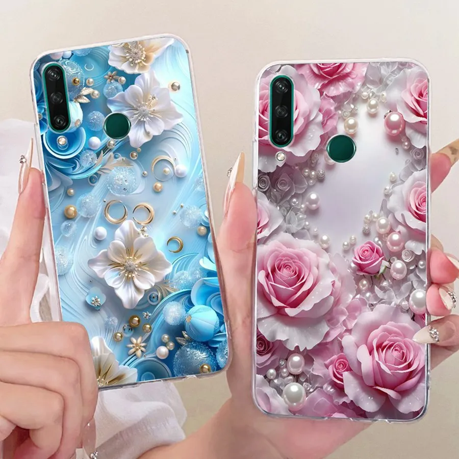 Para Huawei Y6p 2020 Funda MED-LX9 Funda trasera suave de silicona para HuaweiY6p Y 7P 2020 Funda de silicona para Y7 p Funda Coque