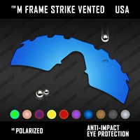 OOWLIT lentes de repuesto para Oakley M Frame Strike gafas de sol con ventilación polarizadas, multicolor