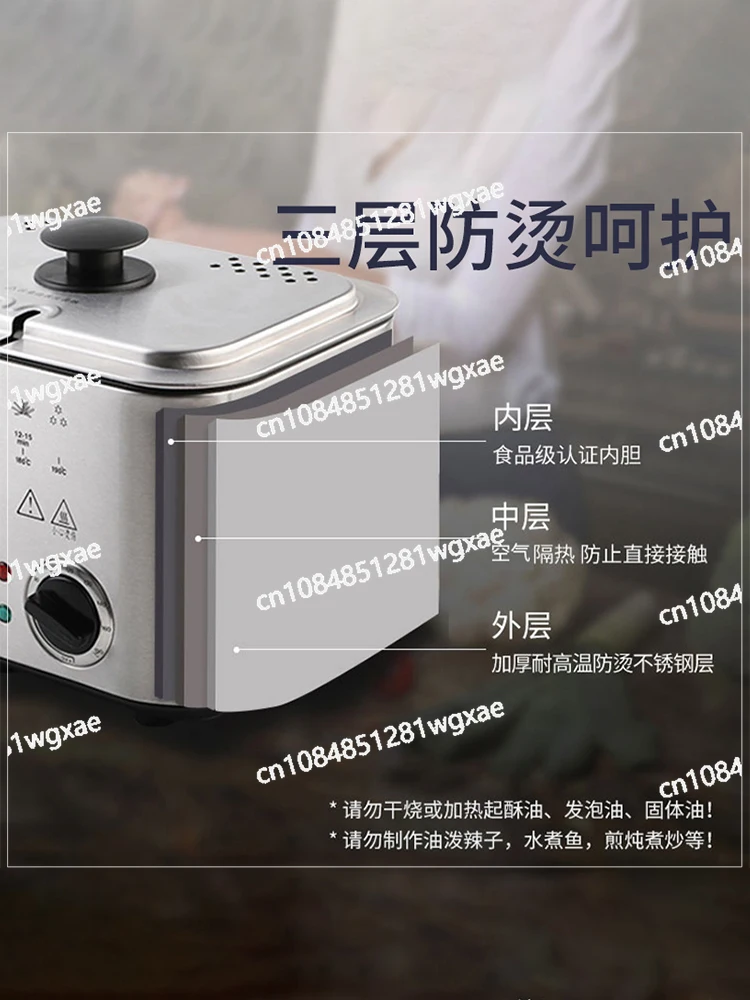 Max Fully Automatic Household Fryer, Commercial Multifunctional Electric Fryer, Fuel-efficient Household French Fry Fryer, Fryer