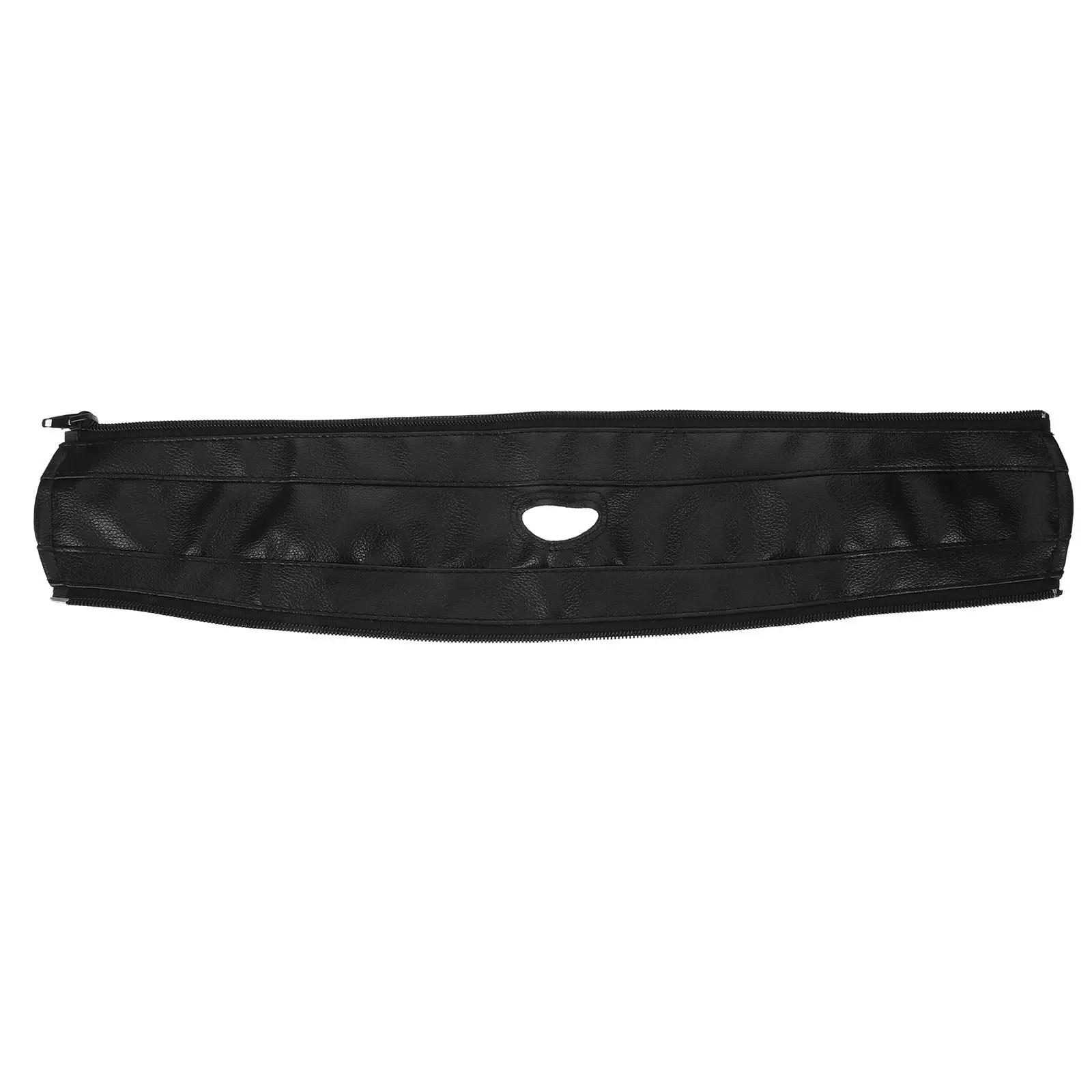 

Black PU Stroller Handlebar Cover Zipper Replacement Handle Grip Protective Armrest Sleeve Baby Stroller Outdoor Use