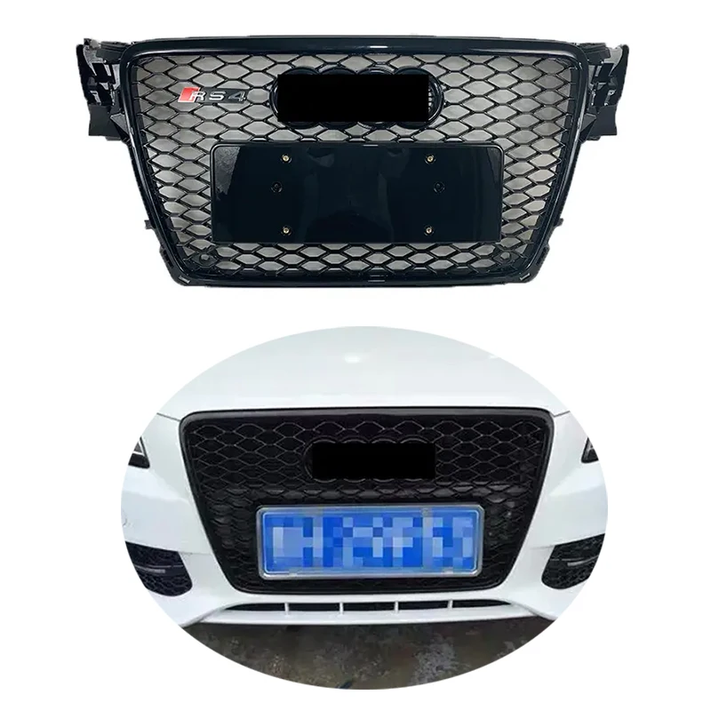 

Best-selling Auto Parts A4 B8 Body Kit Refit to RS4 Honeycomb Front Grille for 2008-2012