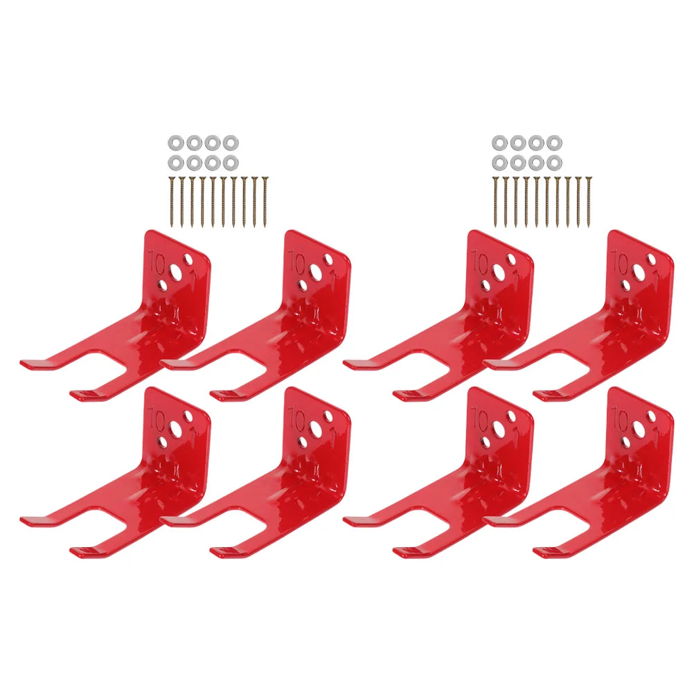 

Fire Extinguisher Bracket Mounts & Brackets Wall-mounted Hanger Hook Hooks Shape Metal Decorative Slot Alarming Pull Station