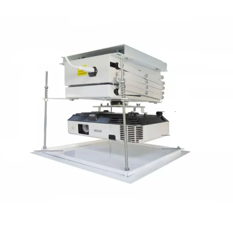 1m Projector Ceiling Mount Electric Lift Concealed Bracket 1.5m 2m 3m Remote Control Electric Projector Stand