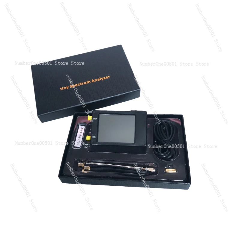 Handheld spectrum analyzer 2.8 inch supports PC connection to 100kHz-350MHz signal generator