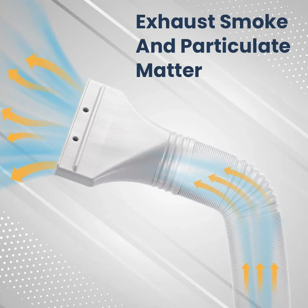 Flat Hose Adapter for Seamless Connection with Air Conditioning and Exhaust Systems Compact and Efficient Design