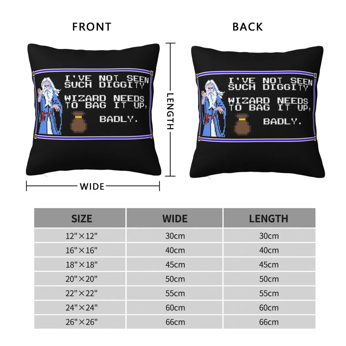 Such Diggity Bag It Up Pillowcase Polyester Linen Velvet Pattern Zip Decorative Throw Pillow Case Sofa Seater Cushion Cover