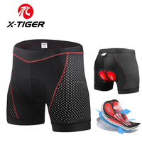 X-TIGER Men's Cycling Underwear Shorts 5D Gel Pad Shock Breathable Non-slip Bike Shorts MTB Road Bike Cycling Shorts