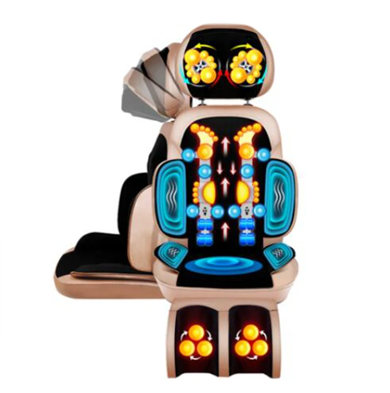 

Cervical vertebra massager 220V whole body multi-functional neck shoulder waist cushion household vibration kneading electric au