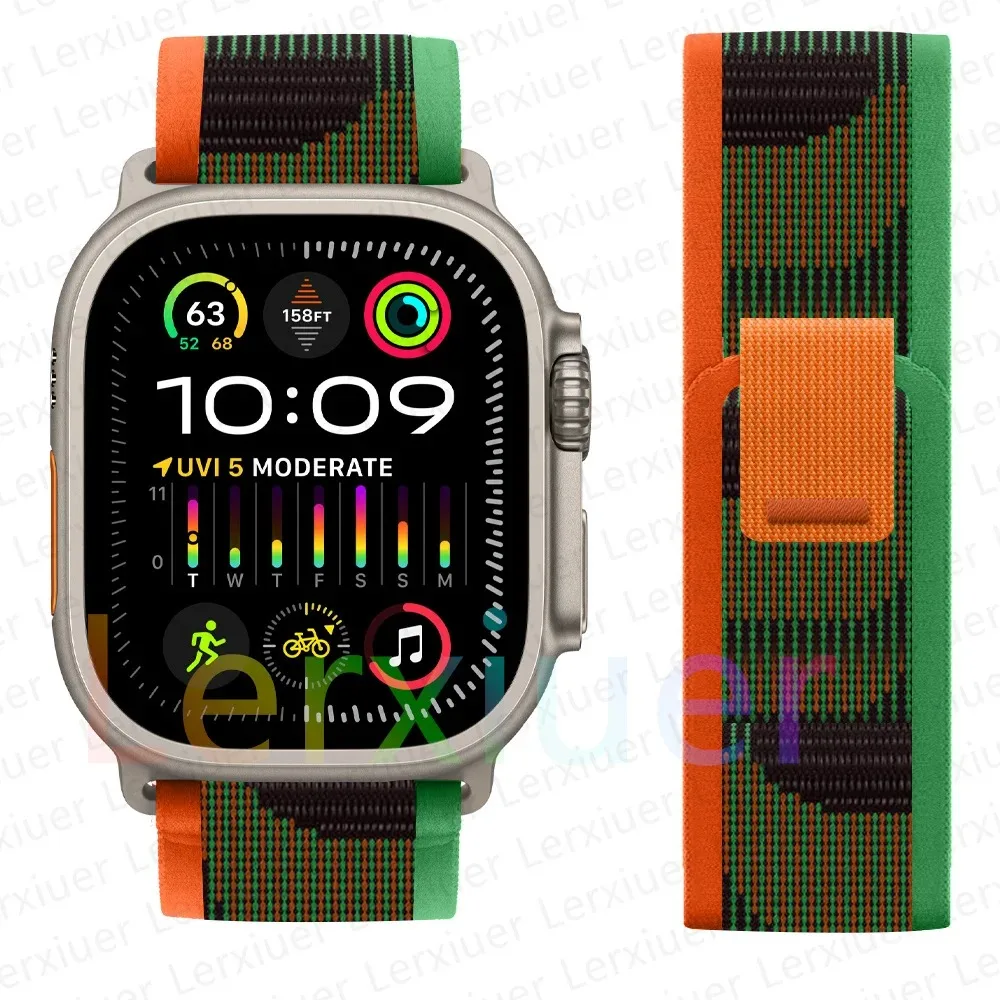 Straps for Apple Watch ultra2 band 49mm 46mm 42mm 44mm 40mm 45mm 41mm Trail loop bracelet correa iwatch series 5 6 se 3 7 8 9 10 image 3