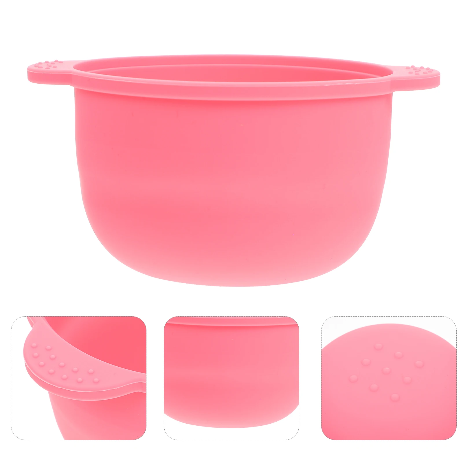 2 Silicone Inner Pots 300ml Pink Yellow High Temp Resistant Wax Melting Machine Therapy Bowl Heater Container Easy Clean Safe