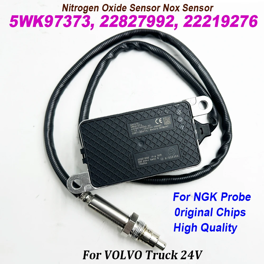 

22827992 5WK97373 22219276 021558128 21531797 High Quality Chip NOX Nitrogen Oxygen Sensor For NGK Probe For VOLVO Truck 24V