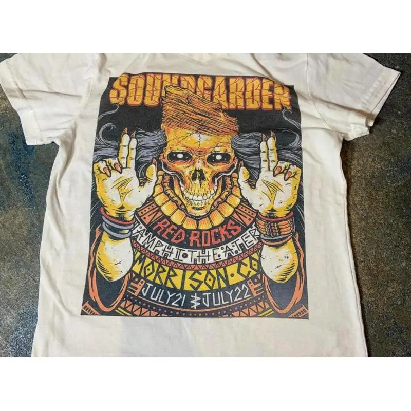 

Vintage Soundgarden rock tour concert short sleeve classic shirt KV32534