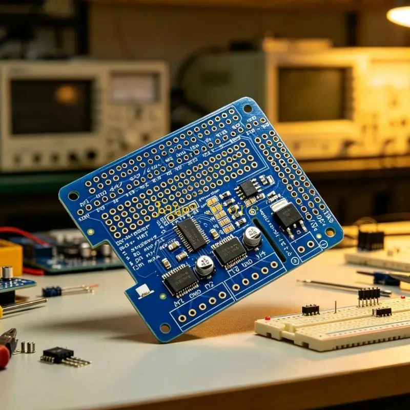 LX0B Two Output Stepping Motor Driver Board With 3A Current Handling And Temperature Regulation For Maker Tasks