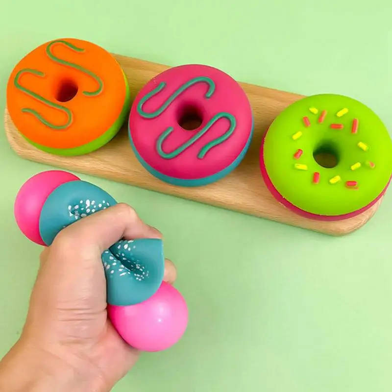 

Donut Stretchy Toys Donut Fidget Rebound Sensory Toy Christmas Gift Soft Pinch Toy Singular High Quality Fidget Squeeze Toys