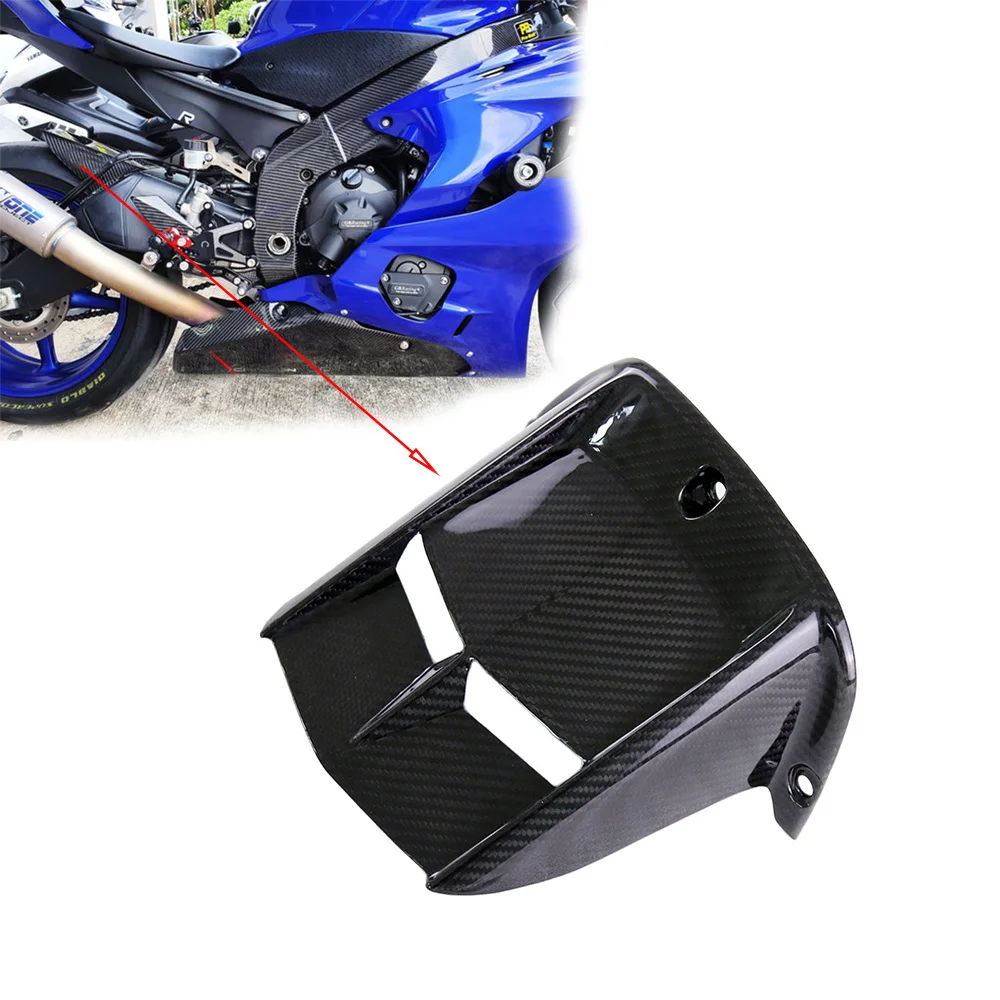 3K Carbon Fiber Rear Fender Hugger Mudguard Motorcycle Parts For Yamaha R6 2009 2010 2015 2016 2017 2018 2019 2020 2021 2022