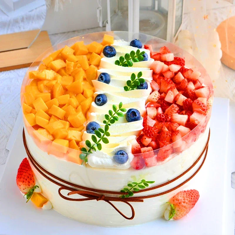 Simulation birthday cake model fruit strawberry cream plastic fake cake model display sample