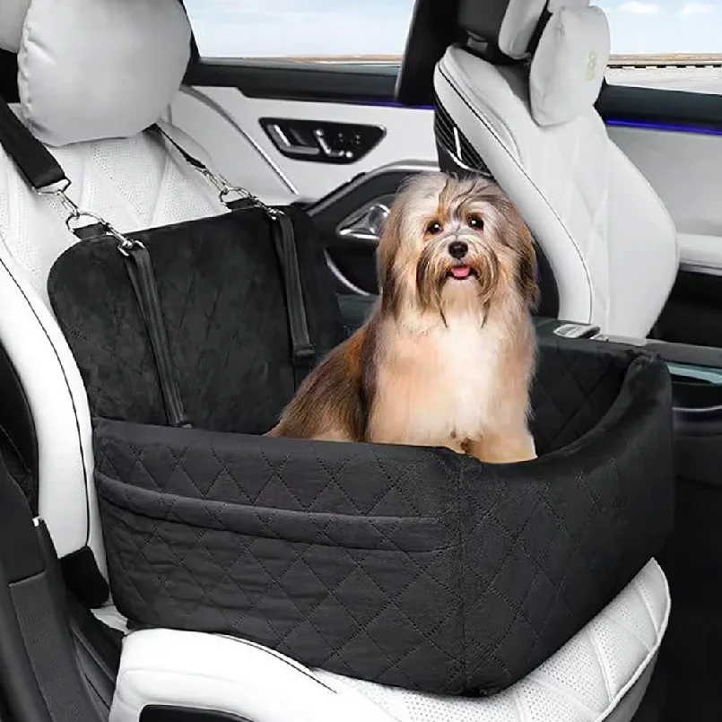 

Pet Car Seat Kennel Puppy Cat Out Seat Mat Removable Washable Anti-Slip Base Front and Rear Row Dog Out Safety Seat Travel Nest
