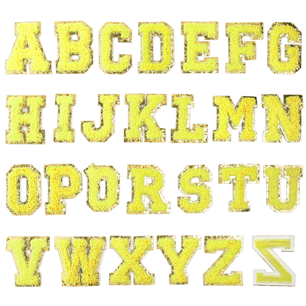 26 Stks/partij Kleur Letter Patches Borduurwerk Alfabet Strijk Patch Stof Voor Tassen Handwerk Kleding Diy Naaien Appliques Benodigdheden