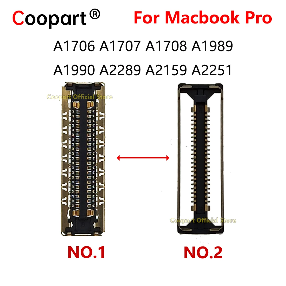 

2-100 шт. Новинка для Macbook Pro A1706 A1707 A1708 A1989 A1990 A2289 A2159 A2251 ЖК-дисплей LVDS EDP экран FPC разъем 42PIN