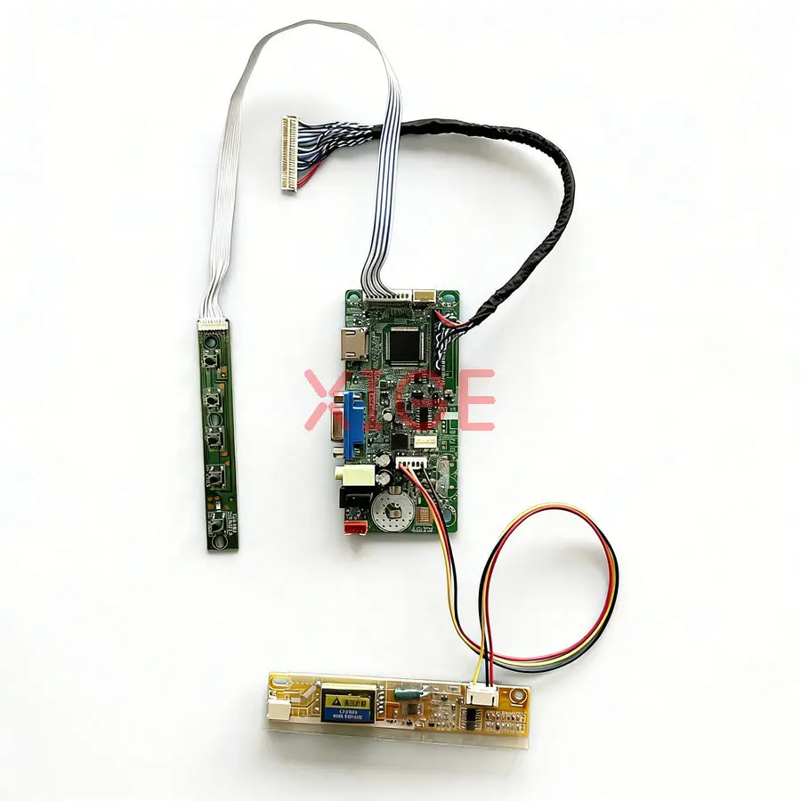 For CLAA141WB03 CLAA141WB02 M141NWW1 CLAA141WB05 Display Controller Board Kit DIY VGA+HDMI 30 Pin LVDS 1280x800 1280*800 1-CCFL