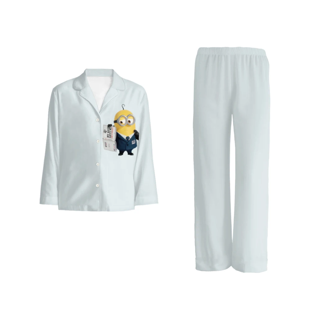 

Minion White pajamas, Minso's selected patterns, cute style