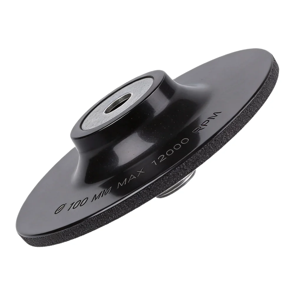 Angle Grinder Backing Pad for 4 Sanding Discs For Flexible Rubber Support Max RPM 15300 for DIY and Professional