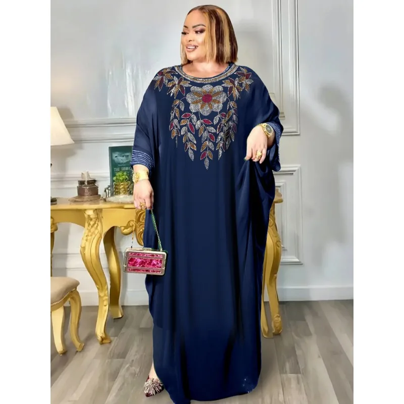 

Abayas For Women Dubai Luxury 2025 African Muslim Fashion Dress Caftan Marocain Evening Party Dresses Boubou Robe Djellaba Femme