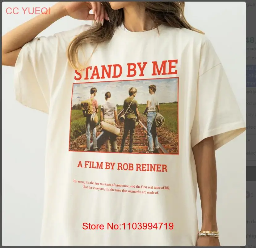 Camiseta de Stand By Me para hombre y mujer, camisa con gráfico de película clásica Retro