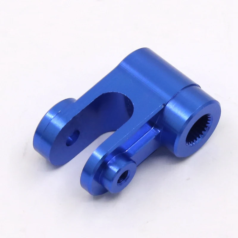 Metalen Stuur Servo Arm Stuurstuurinrichting Beugel Voor 1/5 Traxxas Xmaxx X-Maxx Rc Auto-Onderdelen, Blauw