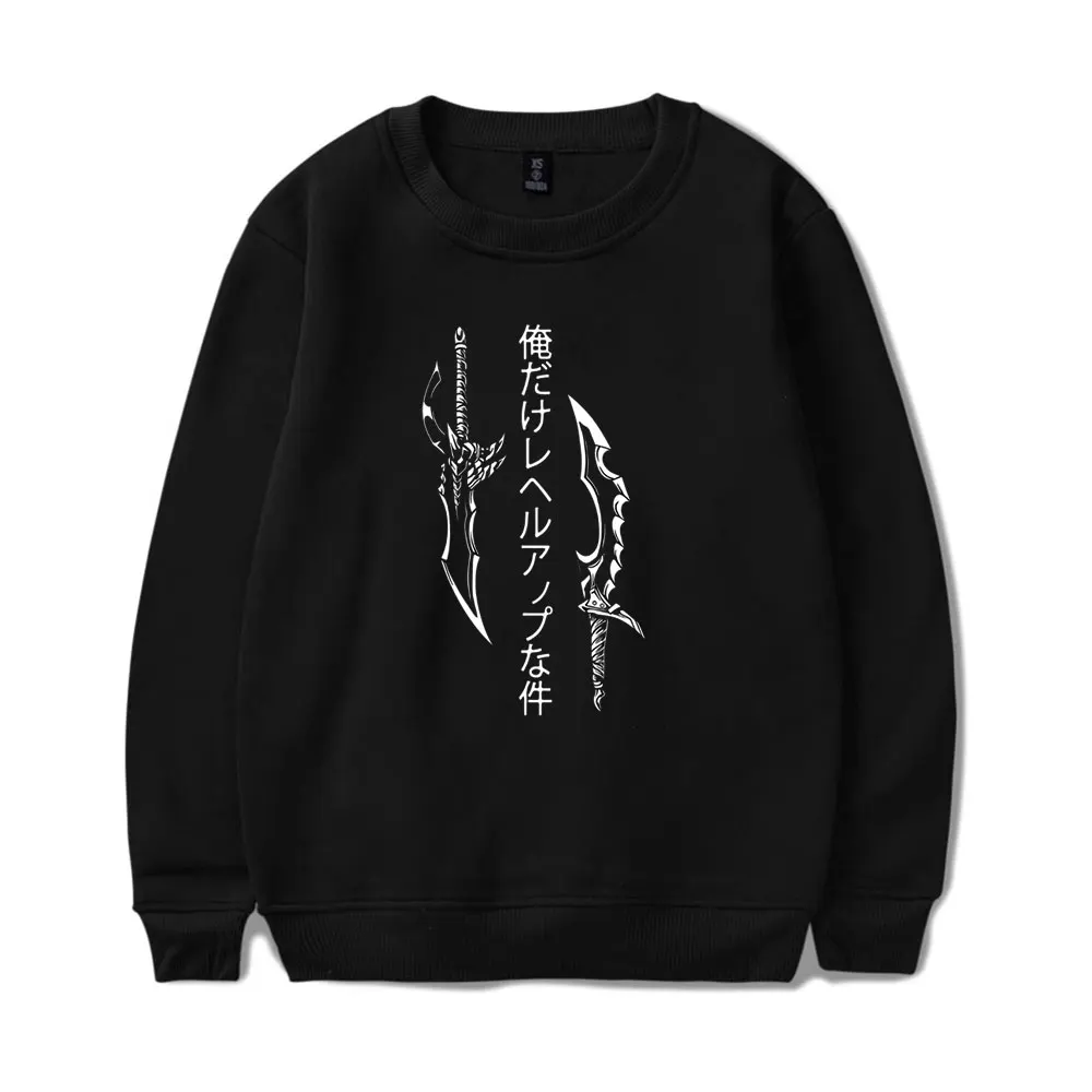 

Solo Leveling Vintage 90s Merch Sweatshirt Men Sports Fashion Pullover y2k clothes Women
