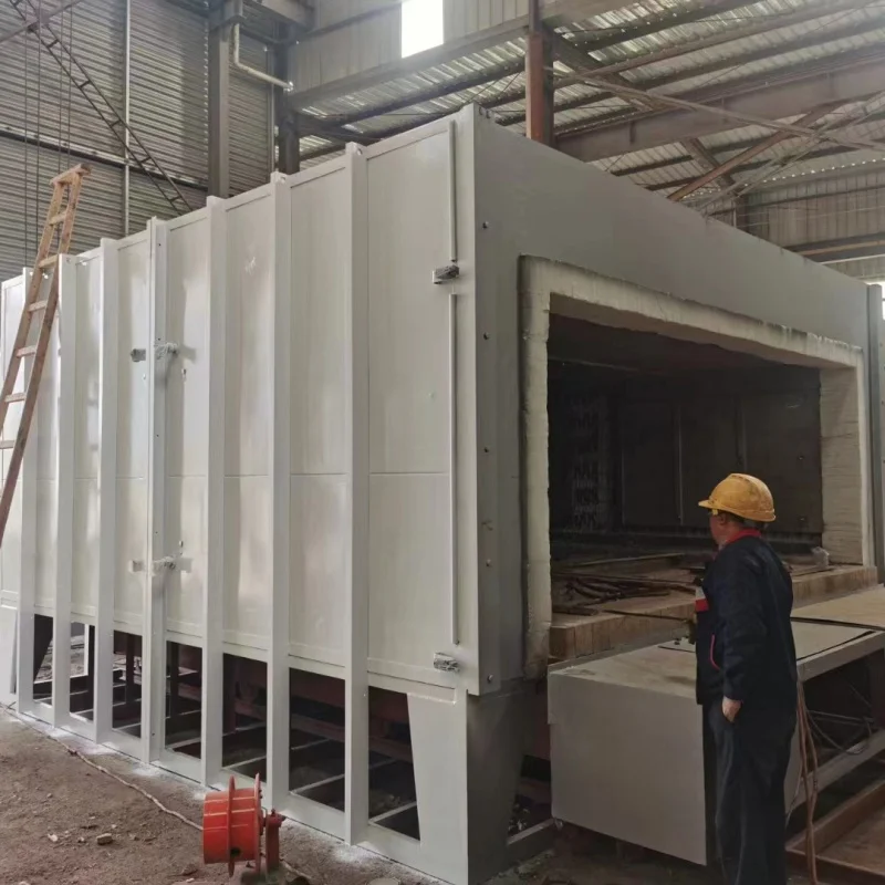 

1600C Industrial Design Electric Batch Type Bogie Hearth Hearth Heat Treatment Furnace Electric Batch Type Bogie Hearth