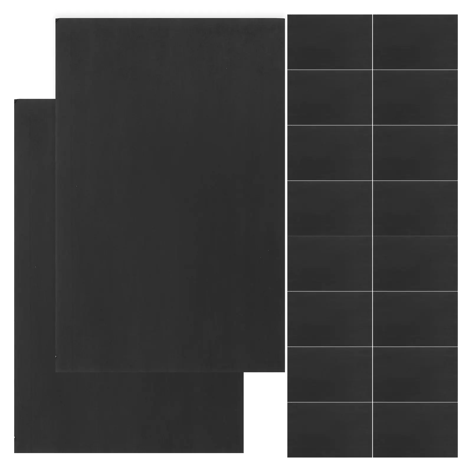 20Pcs White Foam Boards Sheet Paintable Smooth Surface Ideal for Watercolor Painting Poster Display Craft Foam Board for Sign