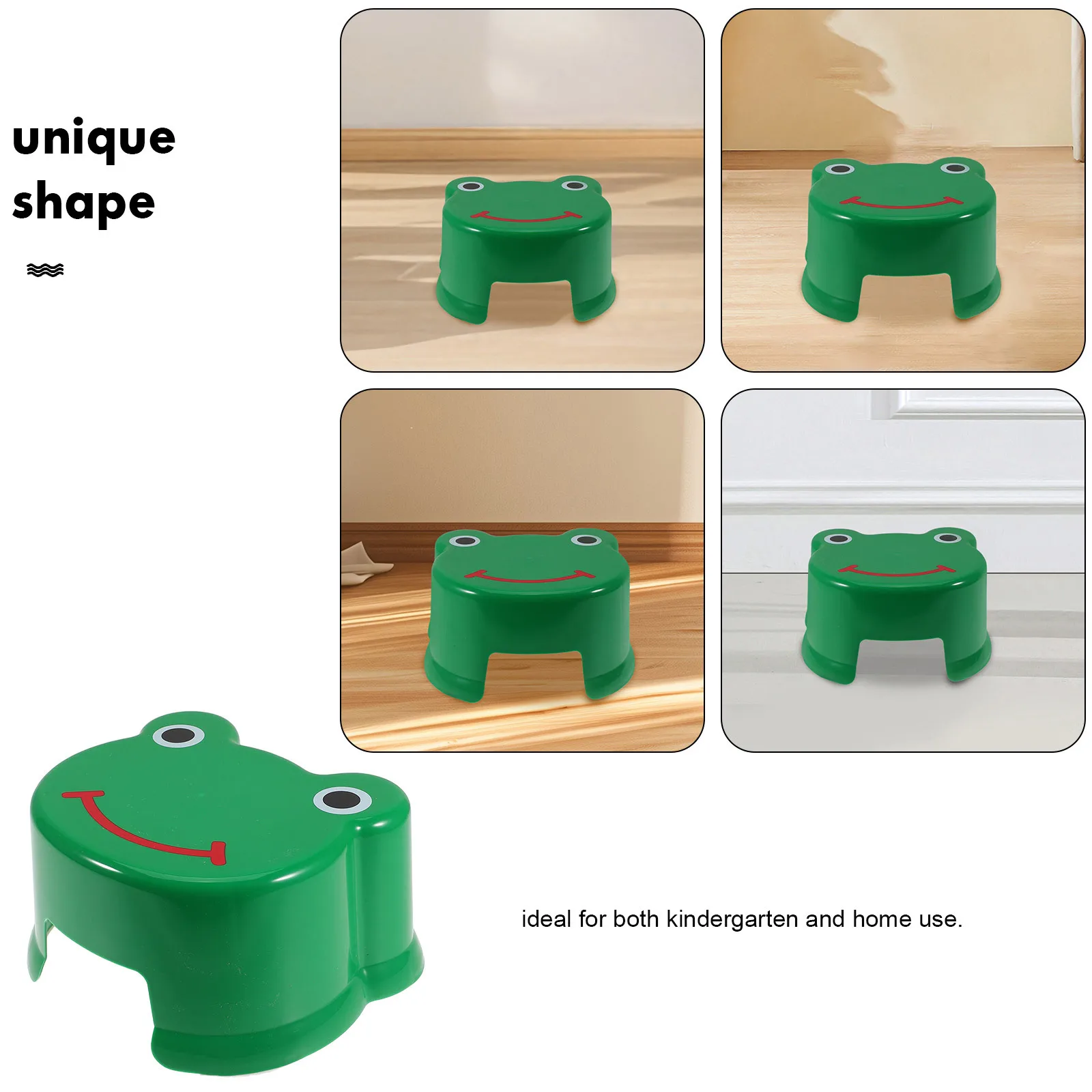 كارتون بلاستيك للأطفال البراز عدم الانزلاق الحمام خطوة البراز قعادة التدريب الاستحمام طفل رضيع سلامة متعة خطوة بلاستيكية #3