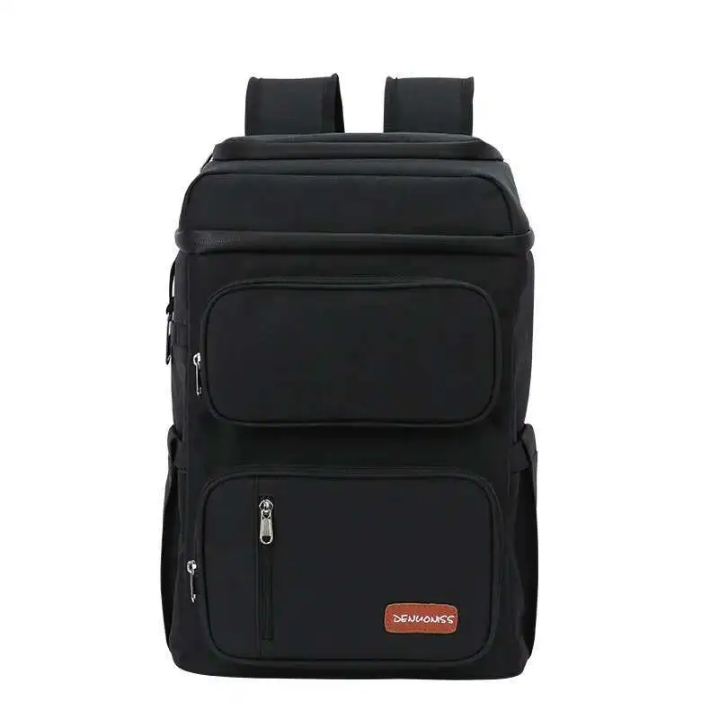 

Bag Picnic Large Cooler Capacity Camping Meal Thermal Backpack Leakproof Insulated Cooler Bags With Bottle Opener