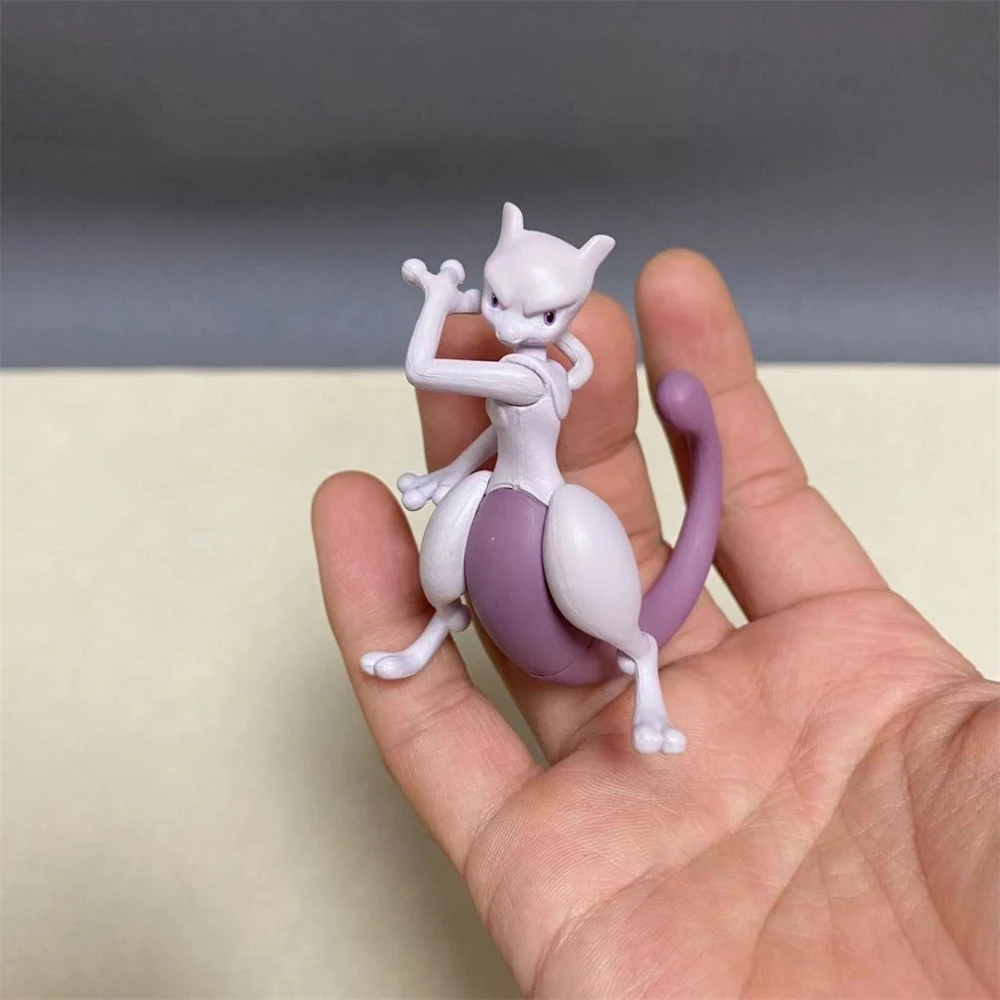 Bandai pokemon mewtwo greninja mimikyu produtos a granel genuínos têm defeitos modelo boneca figura de ação presente de aniversário